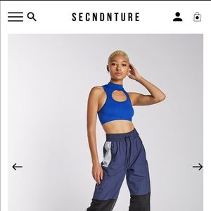 SECNDNTURE MOCK NECK SPORTS BRA